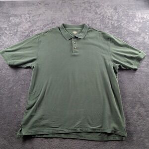 90's cabelas polo shirt Size XXL Green